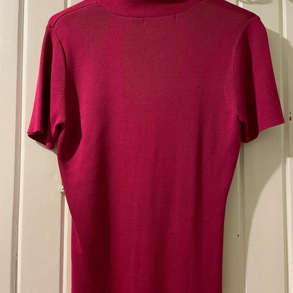 LIZ CLAIBORNE collection 100% Silk sweater-small like new - Picture 5 of 7